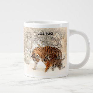 Café Grande Taza de la madre del tigre y del jumbo de Cub