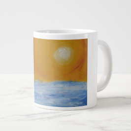 CAFÉ GRANDE TAZA DE LA PUESTA DEL SOL