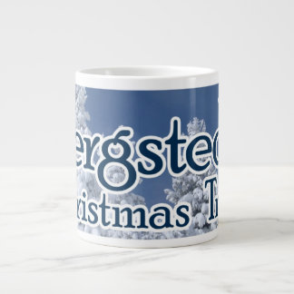 Café Grande Taza de los árboles de navidad de Bergstedt