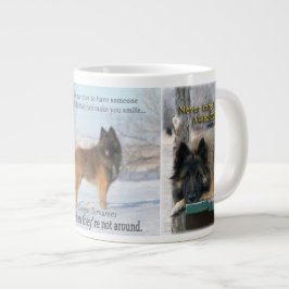 Café Grande Taza de Tervuren con citas de la vida