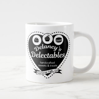 Café Grande Taza del jumbo de Delectables de Delaney