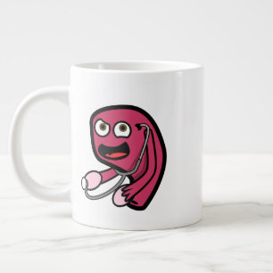 Café Grande Taza del jumbo de Katee que escucha