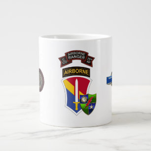 Café Grande Taza del jumbo de la infantería I FFV del