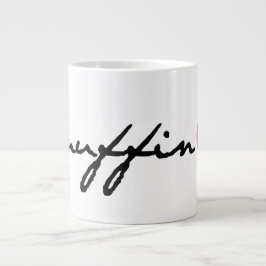 Café Grande Taza del jumbo del amor de Smuffin