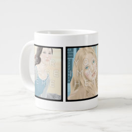 Café Grande Taza enorme de encargo personalizada 3-Photo de