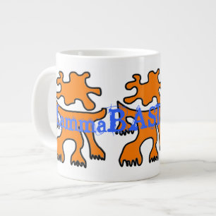 Café Grande Taza Jumbo de diseño Cool MammaBASIL!