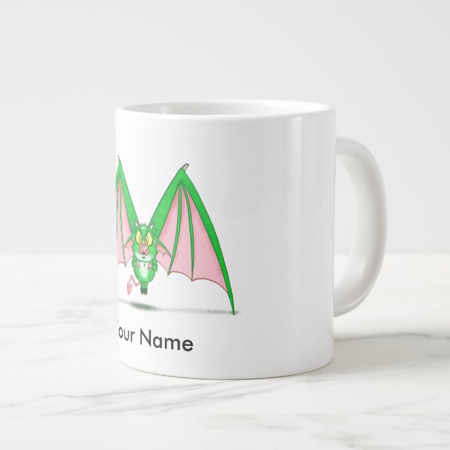 Café Grande Taza personalizada con el carácter del monstruo de (Derecha)