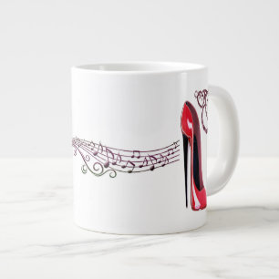 Café Grande Taza roja de la especialidad del estilete y de la