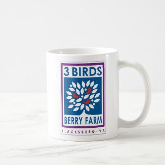 Café Granja de la baya de 3 pájaros 11 onzas. Taza