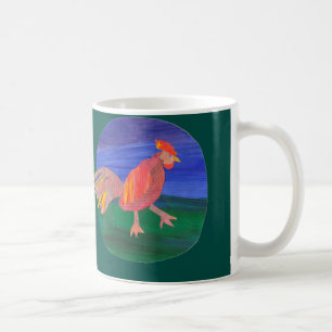 Café Granja del gallo de la taza del pollo 11oz