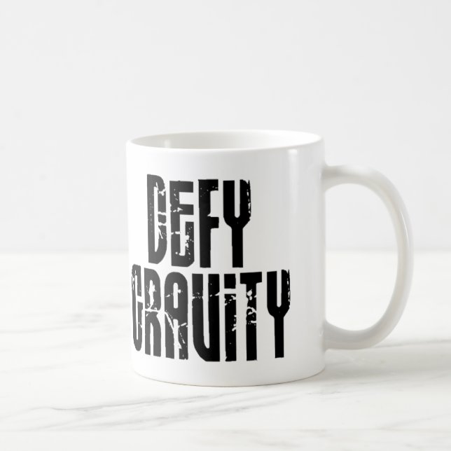 Café Gravedad del desafio - taza de la snowboard (Derecha)