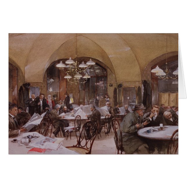 Café Griensteidl, Viena, 1890 (Anverso (Horizontal))