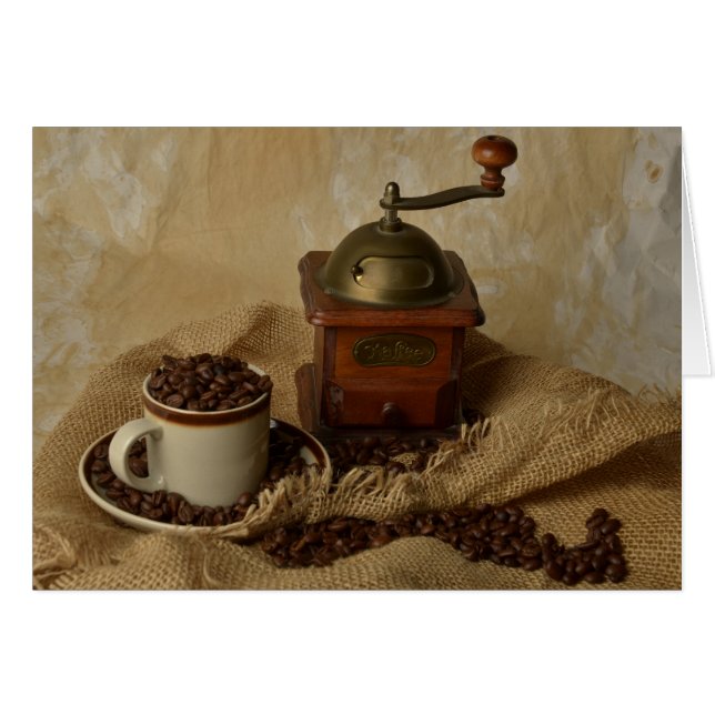 Café Grinder y Copa (Anverso (Horizontal))