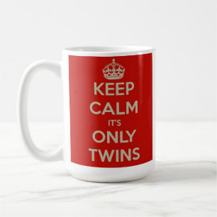 Café Guarde la calma que es solamente taza de los