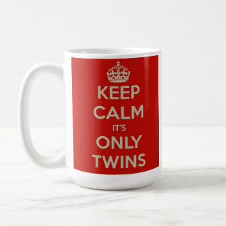 Café Guarde la calma que es solamente taza de los