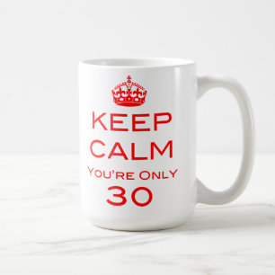 Café Guarde la calma que usted es taza de solamente 30