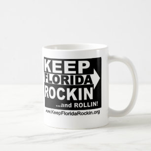 Café Guarde la taza de la Florida Rockin