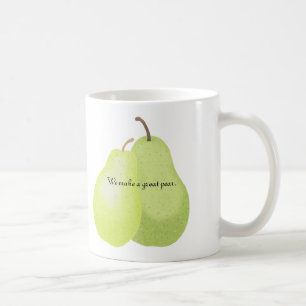Café Hacemos una gran taza del regalo de los pares de