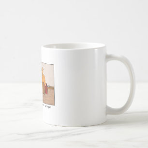 Café Hacia fuera con la taza del dibujo animado de las