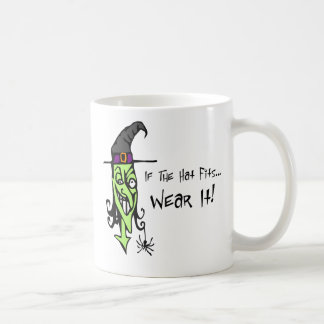 Café Halloween si el gorra cabe la taza de la bruja