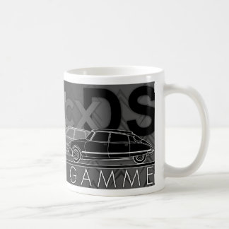 Café "Haute de Gamme" ilustró la taza del coche de