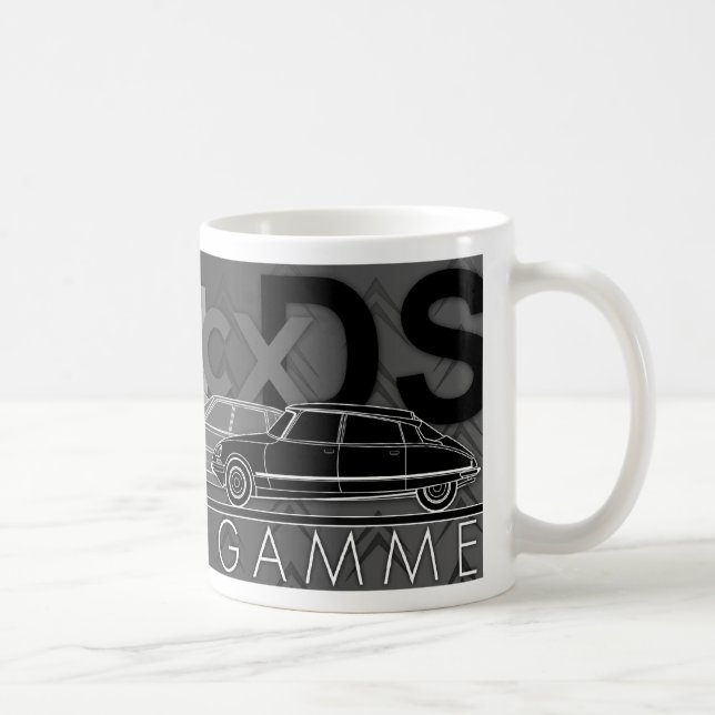 Café "Haute de Gamme" ilustró la taza del coche de (Derecha)