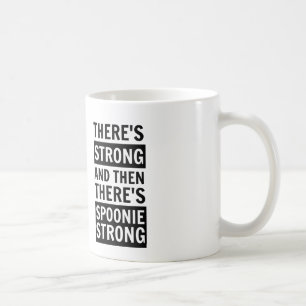 Café Hay fuerte, después hay taza fuerte de Spoonie