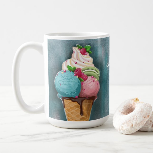 Café Helado de Taza (Con donut)