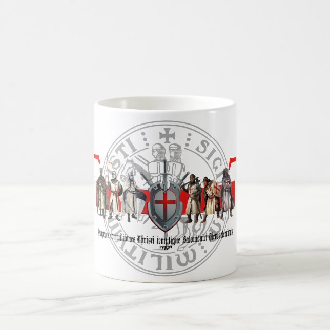 Café hermanos de templario con sello taza (Centro)