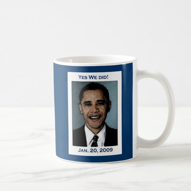 Café Hicimos sí la taza de Obama (Derecha)