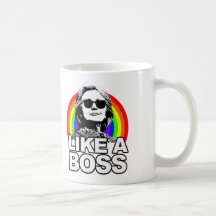 Hillary Clinton "como taza de Boss"