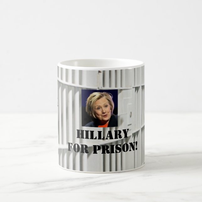 Café Hillary para la taza de la prisión (Centro)