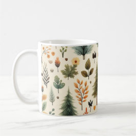 Café Hojas de otoño de la taza de calabaza de agua