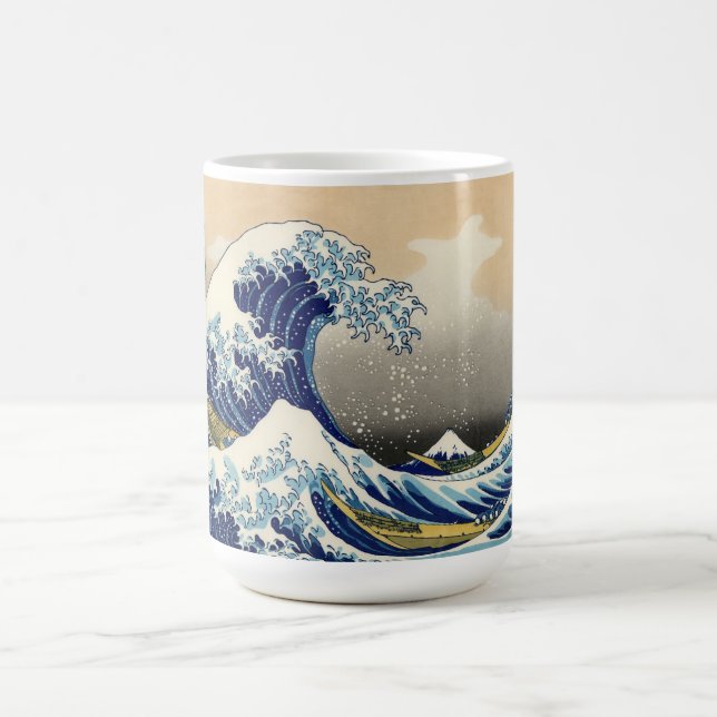 Café Hokusai la gran taza de la onda (Centro)