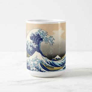 Café Hokusai la gran taza de la onda