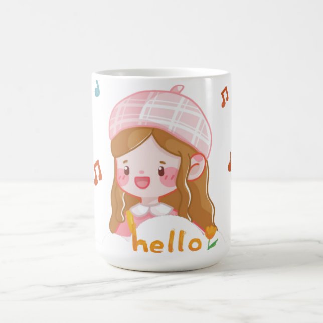 Café hola cutie chica regalo ideas de taza (Centro)