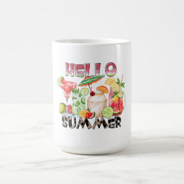 Café Hola Verano Taza de Bebidas Tropicales – Vibra ref