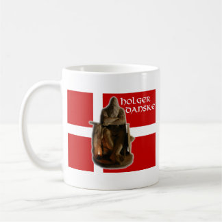 Café Holger Danske taza blanca clásica de 11 onzas