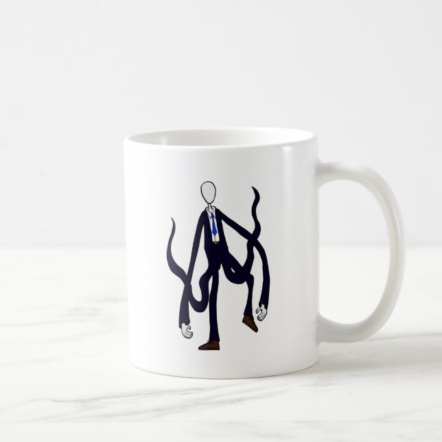 Café Hombre delgado - libro de monstruos - taza (Derecha)