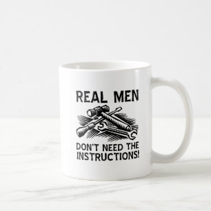 Café Hombres de Verdad Taza Divertida