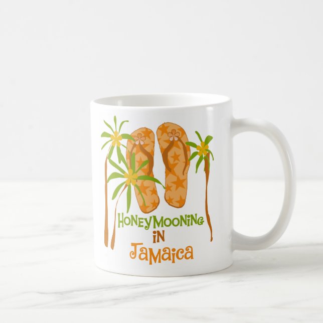 Café Honeymooning en la taza de Jamaica (Derecha)