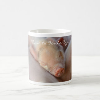 Café Hora de despertar la taza