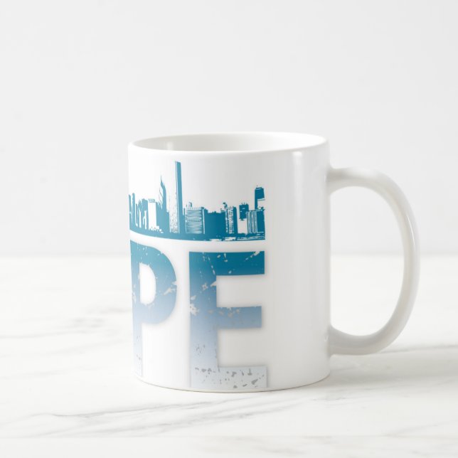 Café Horizonte de Chicago de la taza de la esperanza de (Derecha)