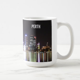 Café Horizonte de la noche de Perth - taza
