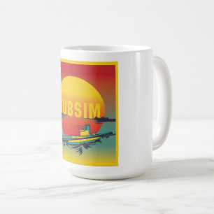 Café Horizonte subSIM grande de 15 onzas. Taza