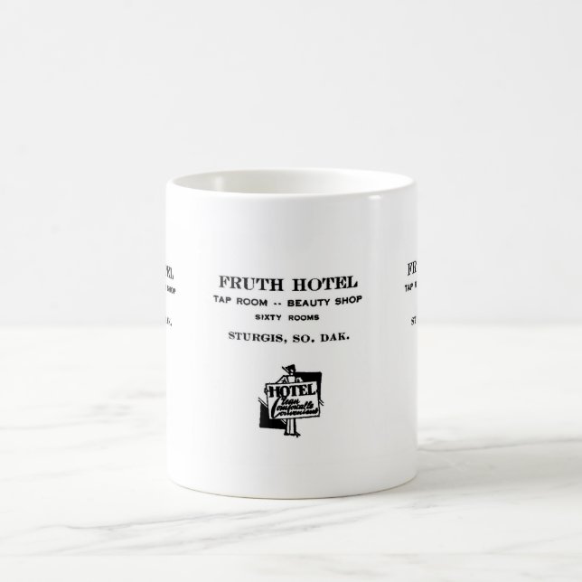 Café Hotel de Fruth, Sturgis, Dakota del Sur, taza (Centro)