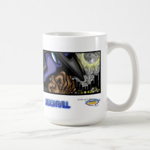 Café Hoy, puedo.  Taza de Moonwill (V.2 con el globo)