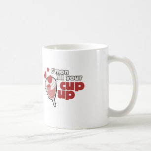 Café humor de la taza menstrual