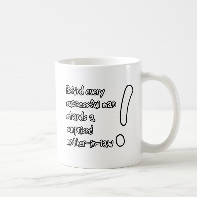 Café Humor divertido sorprendido de la taza de la (Derecha)