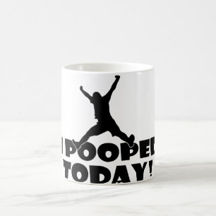 Café I de POOPED taza popular del regalo del chiste de